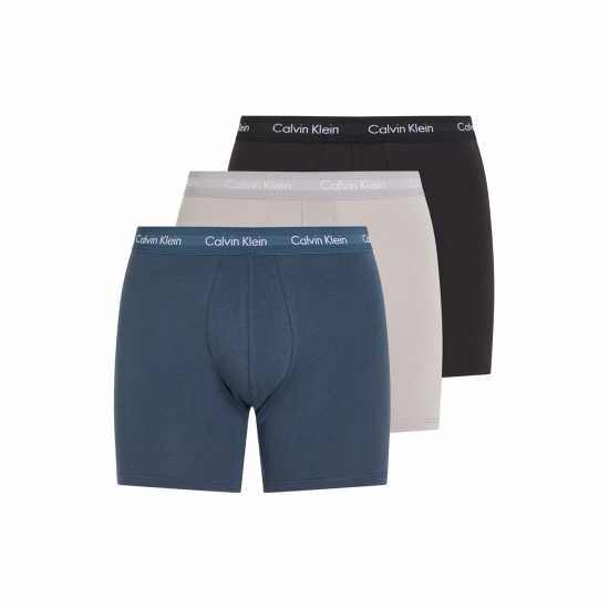 Calvin Klein 3 Pack Boxer Briefs Черно/Синьо/СивоQRH 