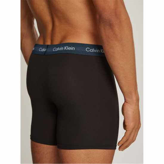 Calvin Klein 3 Pack Boxer Briefs Черно/Черно/ЧерноQRI 