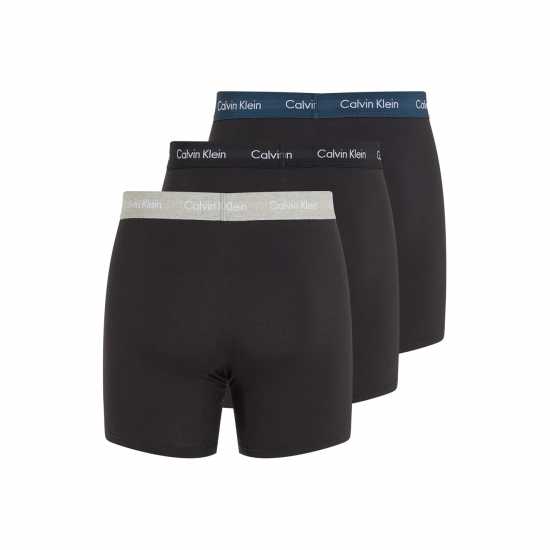 Calvin Klein 3 Pack Boxer Briefs Черно/Черно/ЧерноQRI 