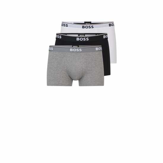 Hugo Boss Boss 3-Pack Power Boxer Shorts Черно/Бяло/Сиво 999 