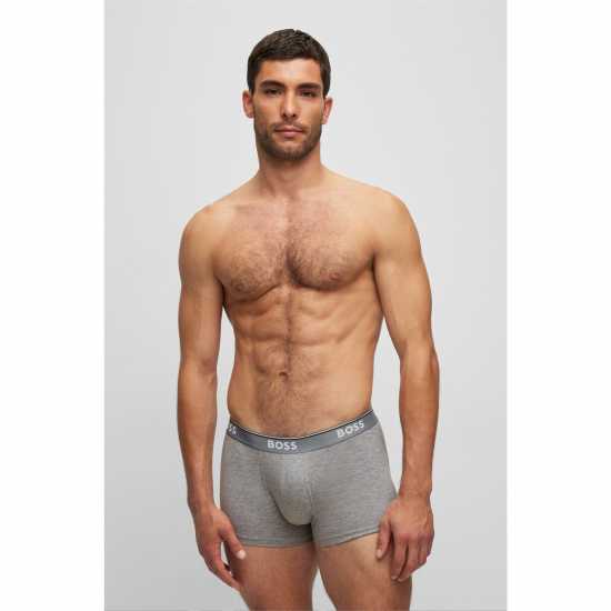 Hugo Boss Boss 3-Pack Power Boxer Shorts Черно/Бяло/Сиво 999 