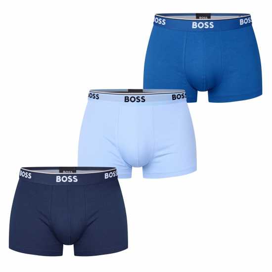 Hugo Boss Boss 3-Pack Power Boxer Shorts Син/Син/Чер975 