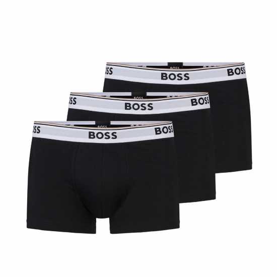 Hugo Boss Boss 3-Pack Power Boxer Shorts Черно/Бяло 994 