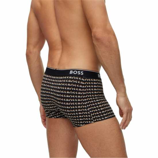 Hugo Boss Boss 3-Pack Power Boxer Shorts Черно/бяло/синьо 