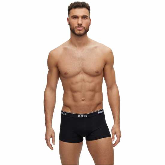 Hugo Boss Boss 3-Pack Power Boxer Shorts Черно/бяло/синьо 