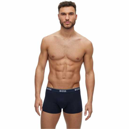 Hugo Boss Boss 3-Pack Power Boxer Shorts Черно/бяло/синьо 