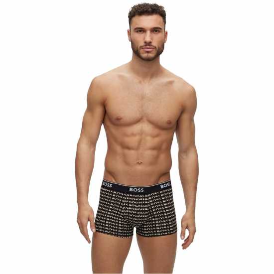 Hugo Boss Boss 3-Pack Power Boxer Shorts Черно/бяло/синьо 