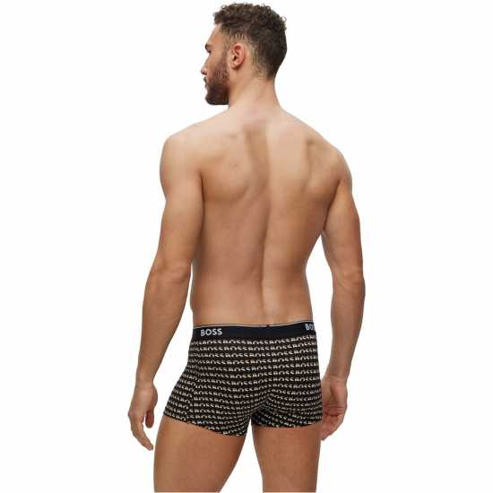 Hugo Boss Boss 3-Pack Power Boxer Shorts Черно/бяло/синьо 