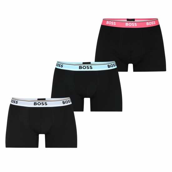 Hugo Boss Boss 3-Pack Power Boxer Shorts Черно/Черно/Черно 978 