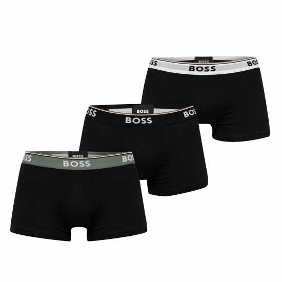 Hugo Boss Boss 3-Pack Power Boxer Shorts Черно/Черно/Черно997 