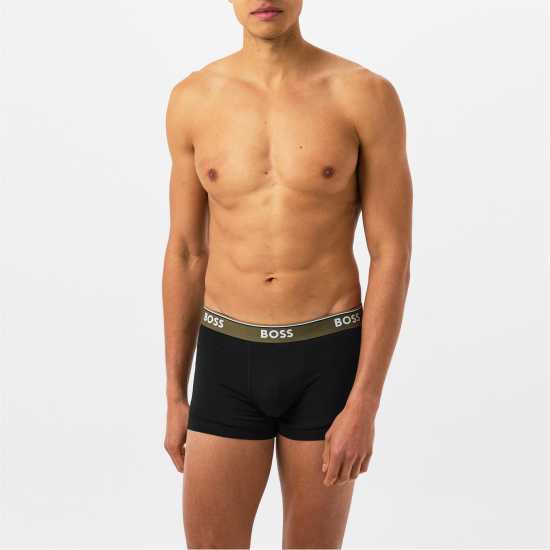 Hugo Boss Boss 3-Pack Power Boxer Shorts AOP / Зелен / Черен 965 