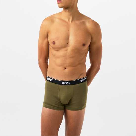 Hugo Boss Boss 3-Pack Power Boxer Shorts AOP / Зелен / Черен 965 