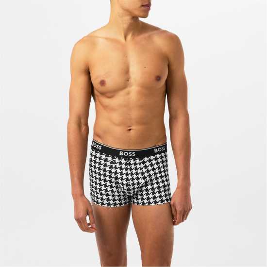 Hugo Boss Boss 3-Pack Power Boxer Shorts AOP / Зелен / Черен 965 