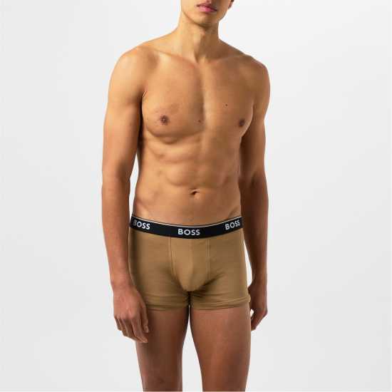 Hugo Boss Boss 3-Pack Power Boxer Shorts AOP/Кафяво/Черно 962 