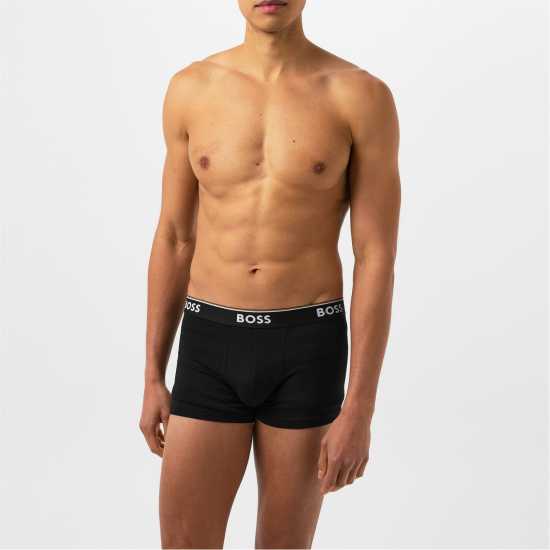 Hugo Boss Boss 3-Pack Power Boxer Shorts AOP/Кафяво/Черно 962 