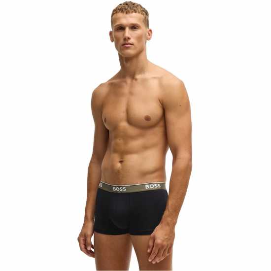 Hugo Boss Boss 3-Pack Power Boxer Shorts Черно/Черно/Черно 975 