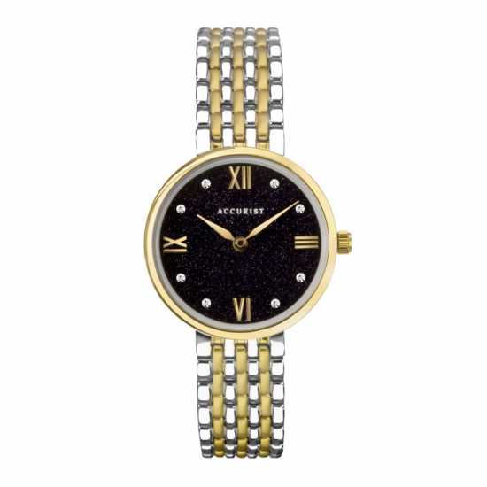 Accurist Two Tone Glitter Watch  Бижутерия