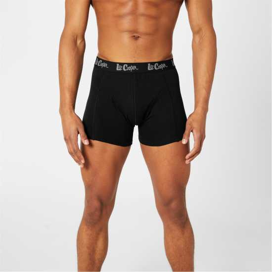 Lee Cooper Cooper Men's 10-Pack Hipster Trunks Черно Мъжко облекло за едри хора