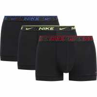 Nike Спортни Гащета 3 Pack Everyday Cotton Trunks Mens Синьо/Волт/ЧервеноJV7 