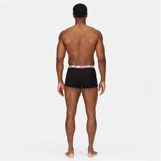 Reebok Мъжки Боксерки 3 Pack Boxer Shorts Mens Черно Мъжко бельо