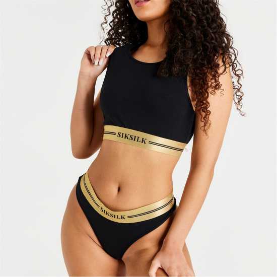 Siksilk Bralette Ld99 Черно 