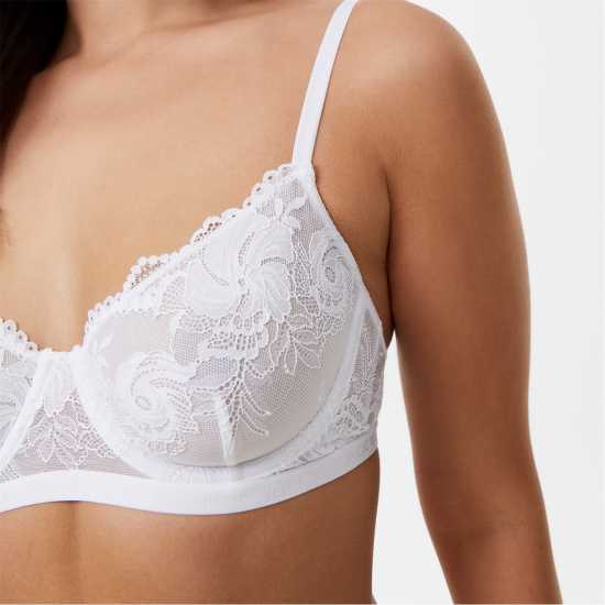 Jack Wills Ophelia Bra Бяло Дамско бельо