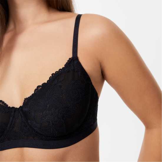 Jack Wills Ophelia Bra Черно Дамско бельо