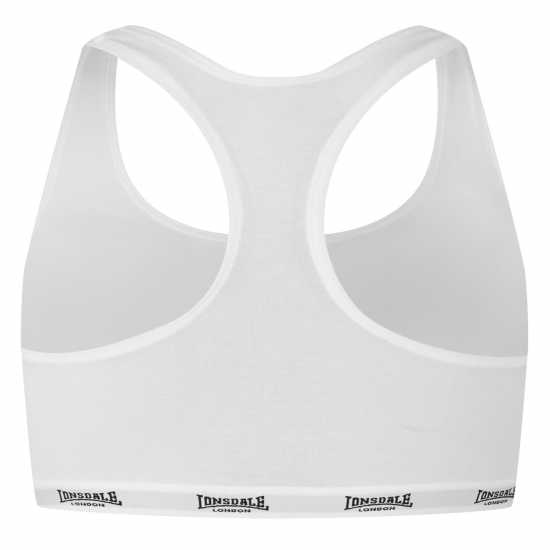 Lonsdale Дамски Спортен Сутиен Sports Bra Ladies Бяло Спортни сутиени