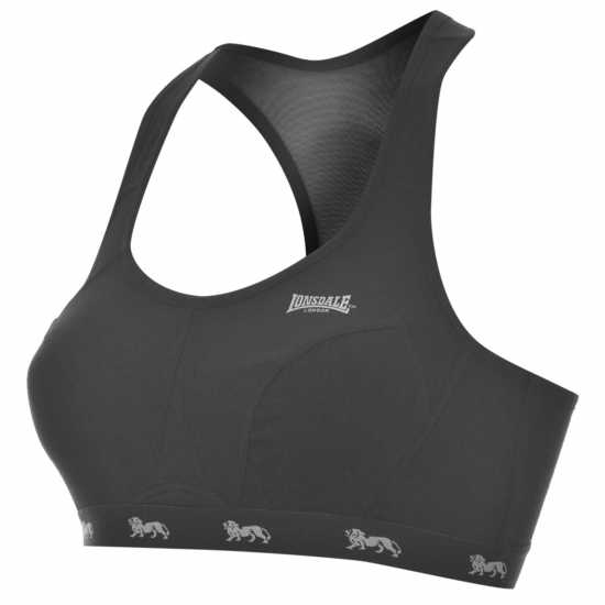 Lonsdale Сутиен Crop Bra Ladies Черно Спортни сутиени