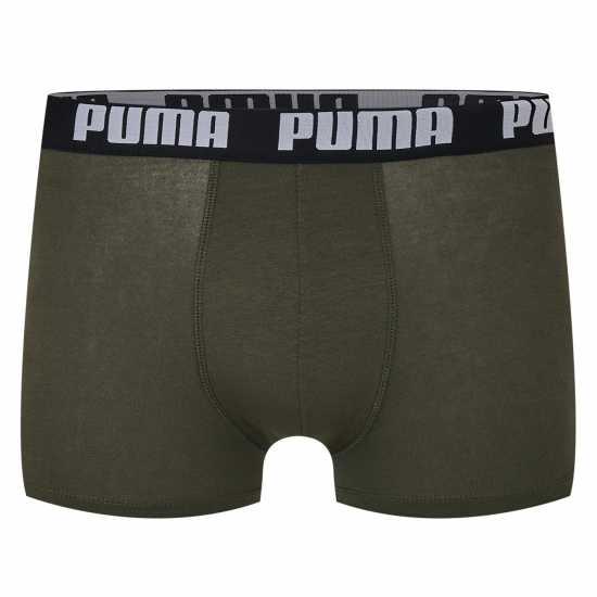 Puma Мъжки Боксерки 2 Pack Boxers Mens Лесна Нощ 