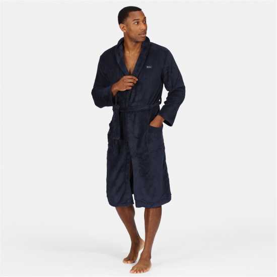 Ben Sherman Randol Fleece Robe Морска синьо 