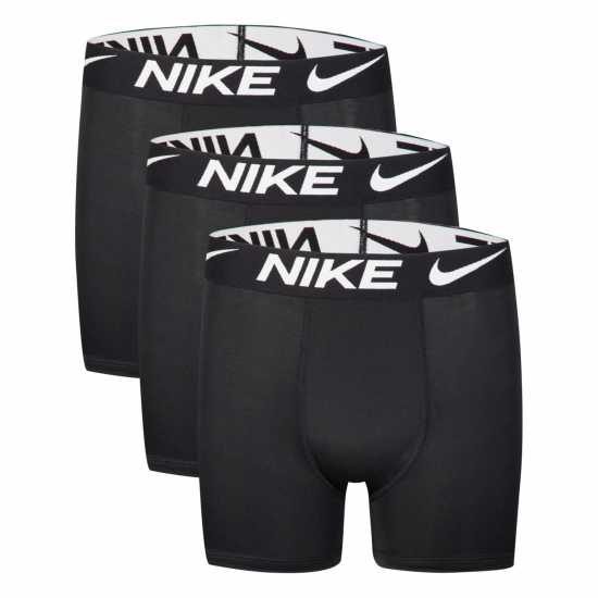 Nike Детски Боксерки Micro Brief 3 Pack Briefs Junior Boys Черно Детско бельо