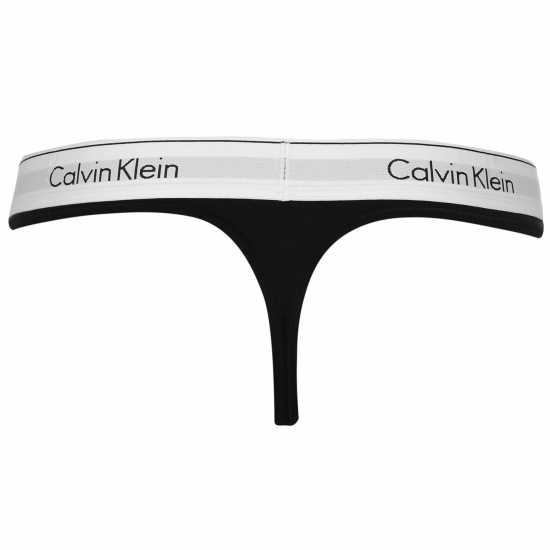 Calvin Klein Thong ЧЕРЕН Дамско бельо