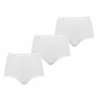 Sloggi 3 Pack Maxi Briefs Бяло 0003 Sloggi