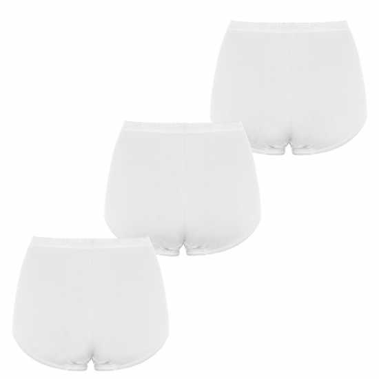 Sloggi 3 Pack Maxi Briefs Бяло 0003 Sloggi