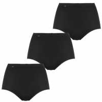 Sloggi 3 Pack Maxi Briefs Черен 0004 Sloggi