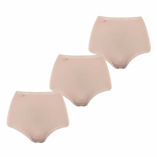 Sloggi 3 Pack Maxi Briefs Кожа 0026 Sloggi