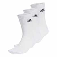 Adidas Cushioned Crew Socks 3 Pairs White/Black Детски чорапи