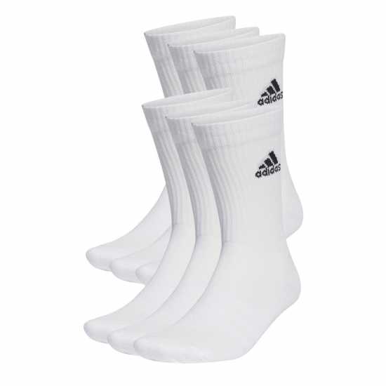 Adidas 6 Чифта Чорапи Crew Socks 6 Pack Childrens  Детски чорапи