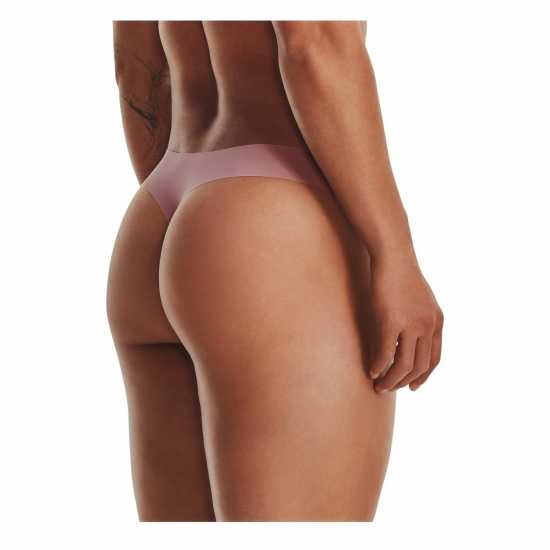 Under Armour 3 Pack Thongs Womens Розово Еликсир Дамско бельо