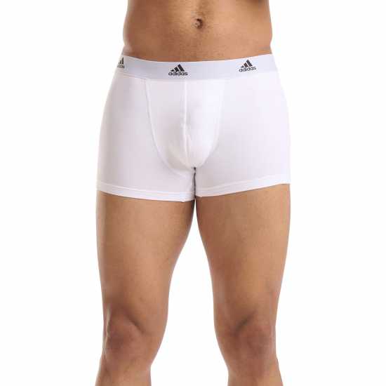 Adidas 3-Pack Active Flex Cotton Trunk Бяло Мъжко бельо