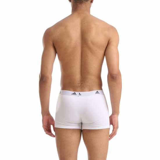 Adidas 3-Pack Active Flex Cotton Trunk Бяло Мъжко бельо