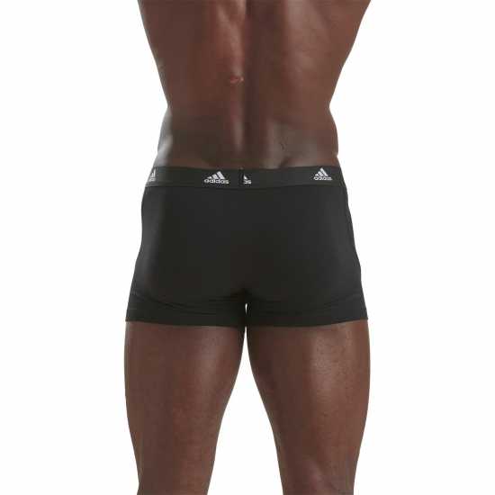 Adidas 3-Pack Active Flex Cotton Trunk Черно Мъжко бельо