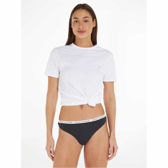 Tommy Hilfiger Tommy Bodywear 3 Pack Thong Briefs Womens  