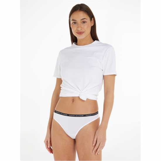 Tommy Hilfiger Tommy Bodywear 3 Pack Thong Briefs Womens  