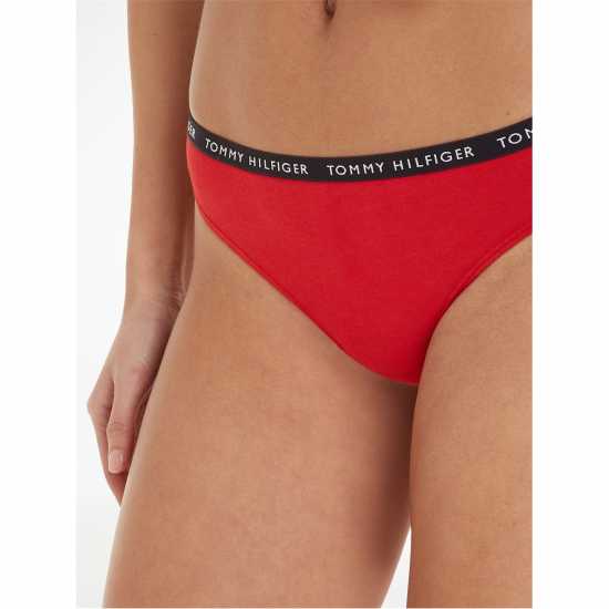 Tommy Hilfiger Tommy Bodywear 3 Pack Thong Briefs Womens  