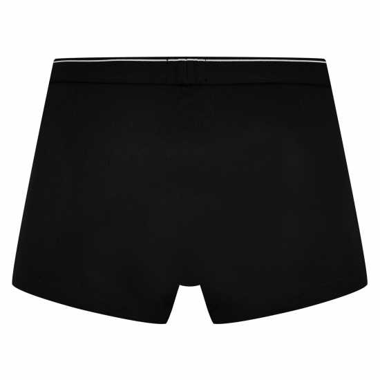 Hugo Boss Boss 2 Pack Logo Waistband Trunks Черно 001 Мъжко бельо