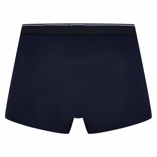 Hugo Boss Boss 2 Pack Logo Waistband Trunks Нави 405 Мъжко бельо