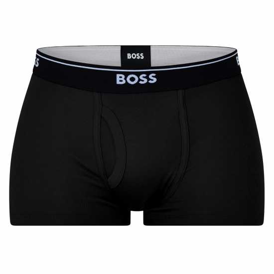 Hugo Boss Boss 2 Pack Logo Waistband Trunks Черно/Червено 