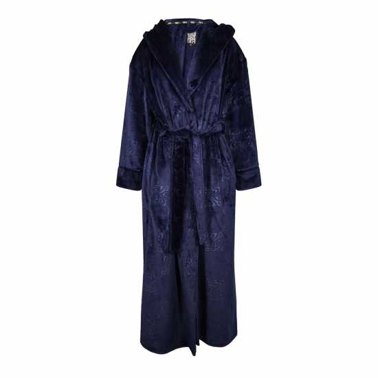 Biba Cosy Maxi Robe Тъмносин ембосиран Дамски пижами